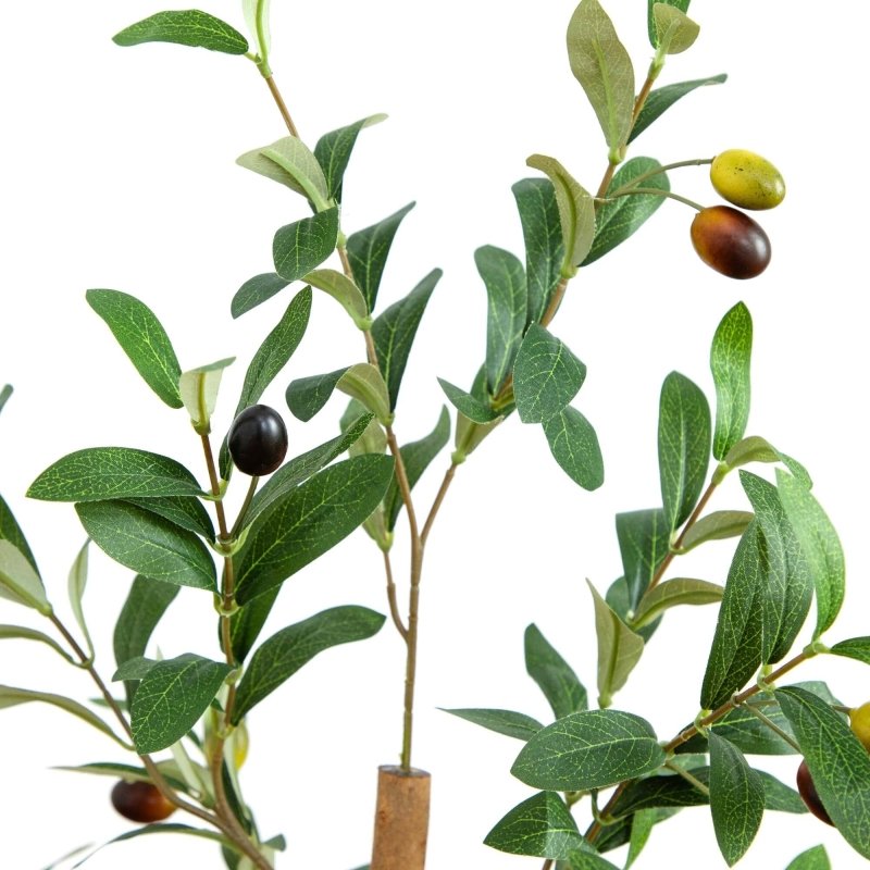 4’ Artificial Olive Tree with Natural Trunk - FCHF CITY