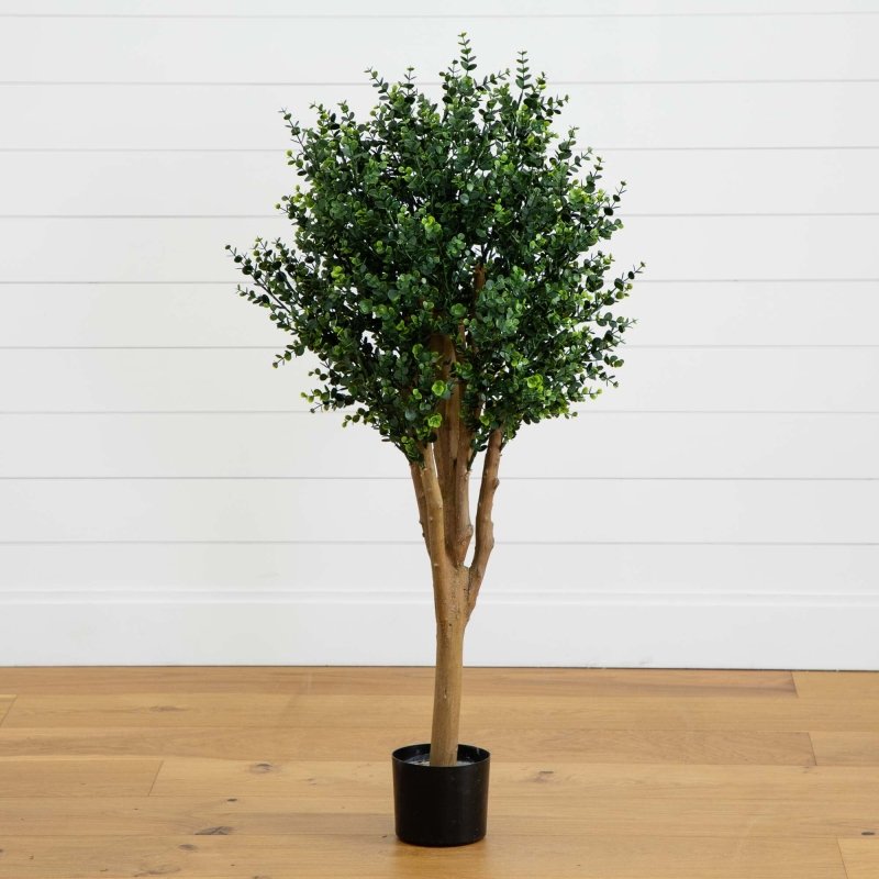 4’ Eucalyptus Artificial Tree UV Resistant Indoor/Outdoor) - FCHF CITY