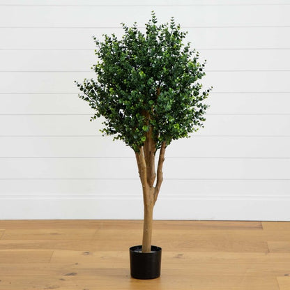 4’ Eucalyptus Artificial Tree UV Resistant Indoor/Outdoor) - FCHF CITY