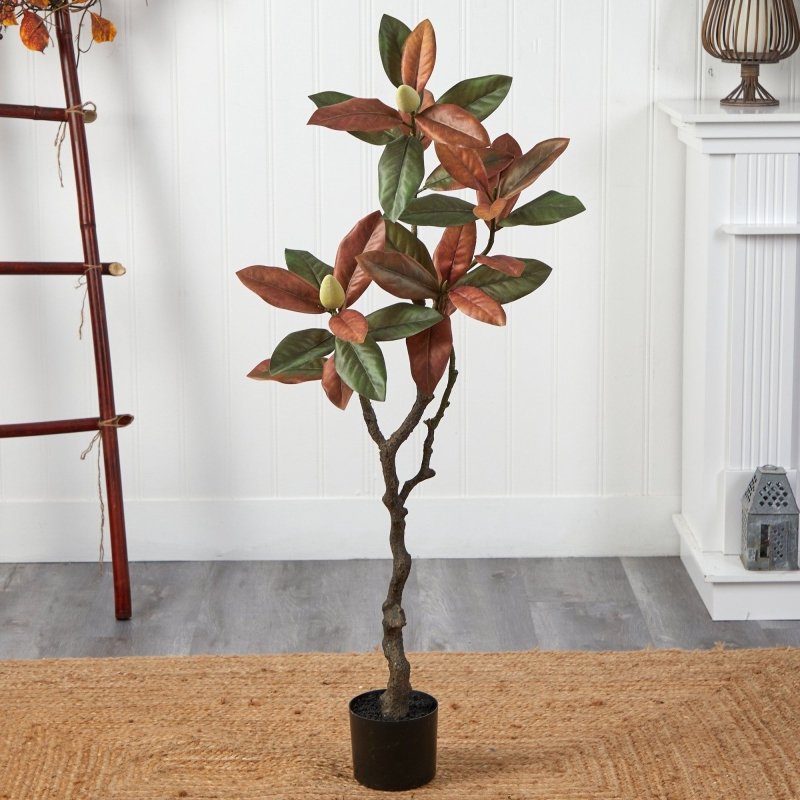 4’ Fall Magnolia Artificial Tree - FCHF CITY