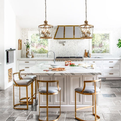 4 - Light Rustic Saddlebrown Pendant Lighting - FCHF CITY