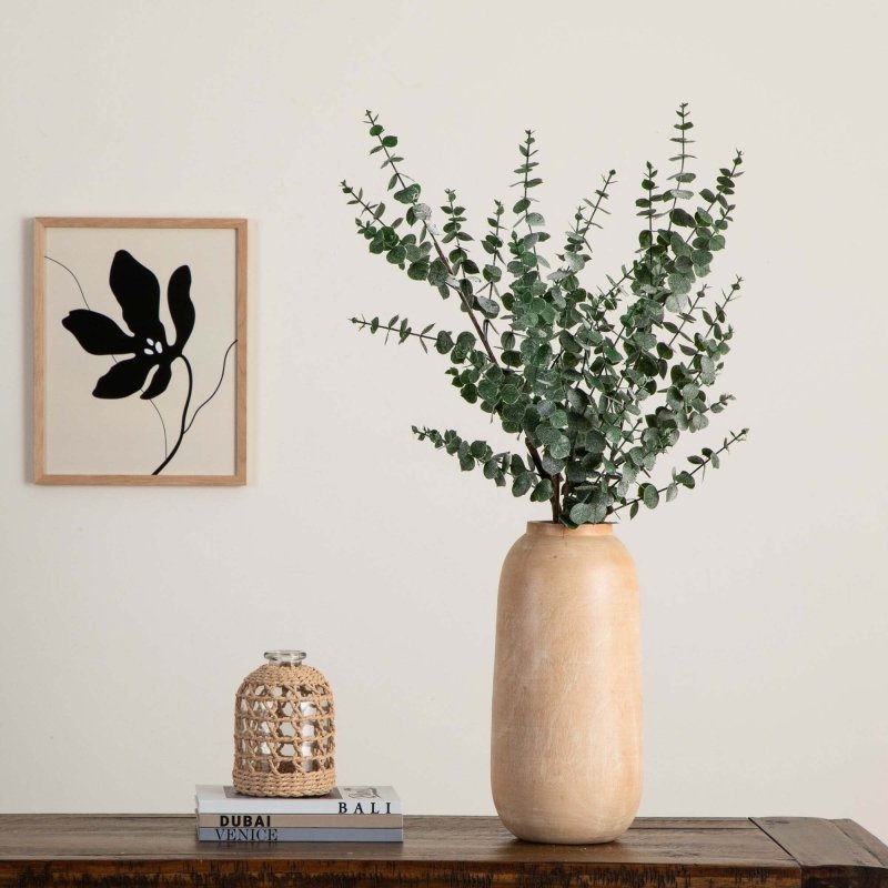 40&quot; Artificial Eucalyptus Stems - Set of 3 - FCHF CITY