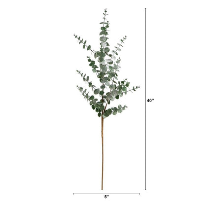 40&quot; Artificial Eucalyptus Stems - Set of 3 - FCHF CITY
