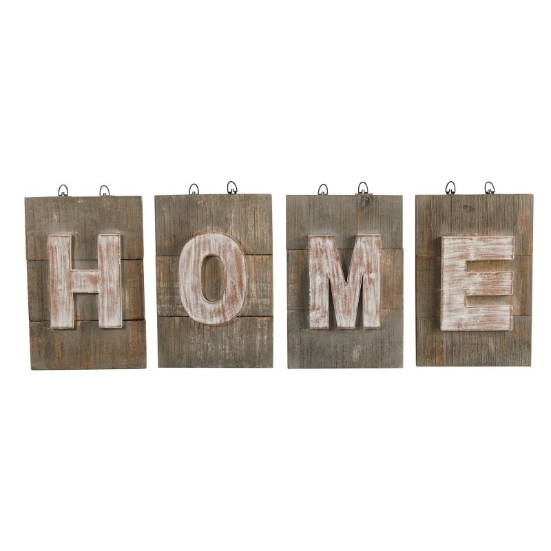 40” Rustic Farmhouse “HOME” Wall Art Decor - FCHF CITY