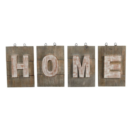40” Rustic Farmhouse “HOME” Wall Art Decor - FCHF CITY
