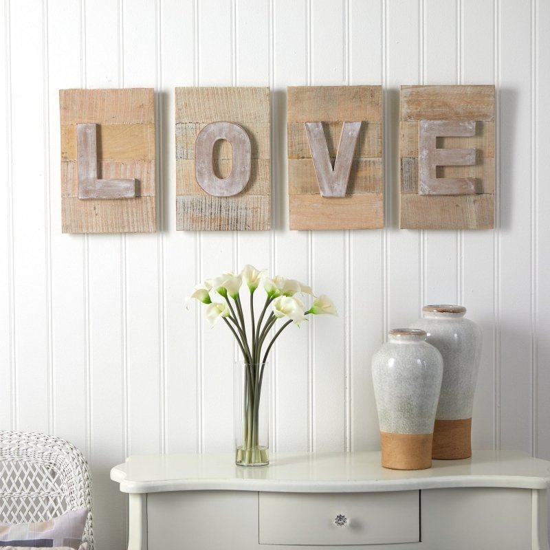 40” Rustic Farmhouse “LOVE” Wall Art Decor - FCHF CITY