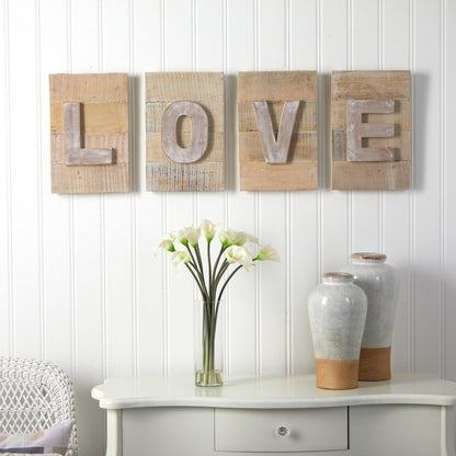 40” Rustic Farmhouse “LOVE” Wall Art Decor - FCHF CITY