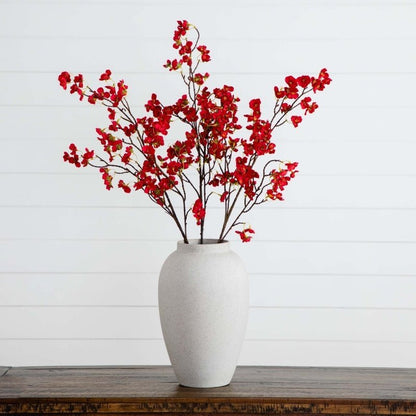 41&quot; Artificial Cherry Blossom Flower Stems - Set of 3 - FCHF CITY