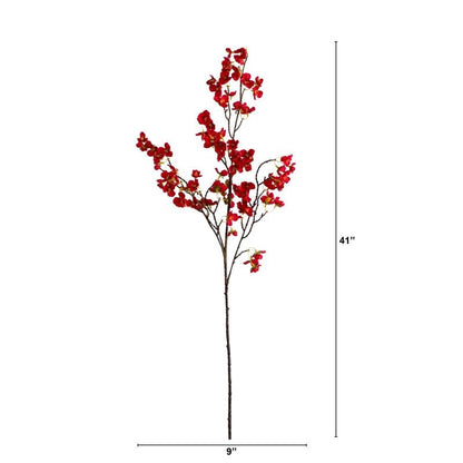 41&quot; Artificial Cherry Blossom Flower Stems - Set of 3 - FCHF CITY