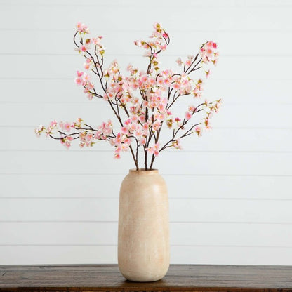 41&quot; Artificial Cherry Blossom Flower Stems - Set of 3 - FCHF CITY