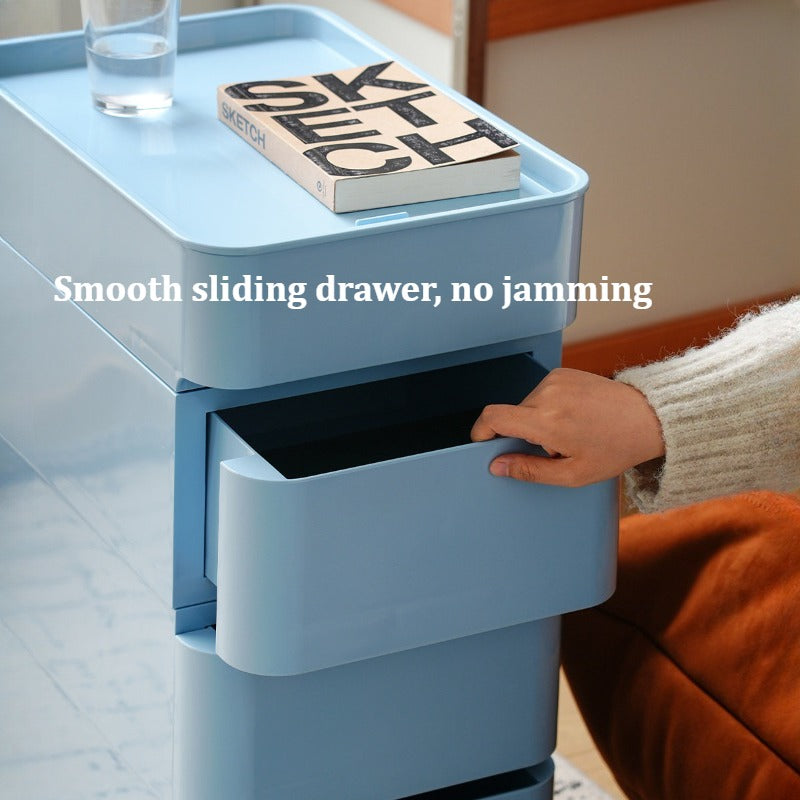 No Odor ABS Rolling Storage Chest with 4 Drawers