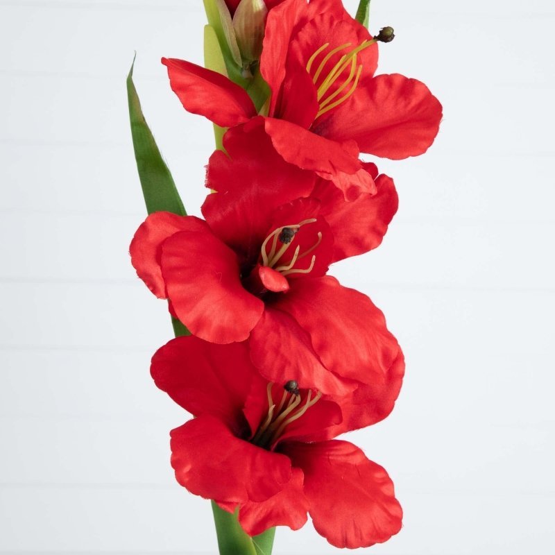 45&quot; Artificial Gladiolus Flower Stems - Set of 3 - FCHF CITY