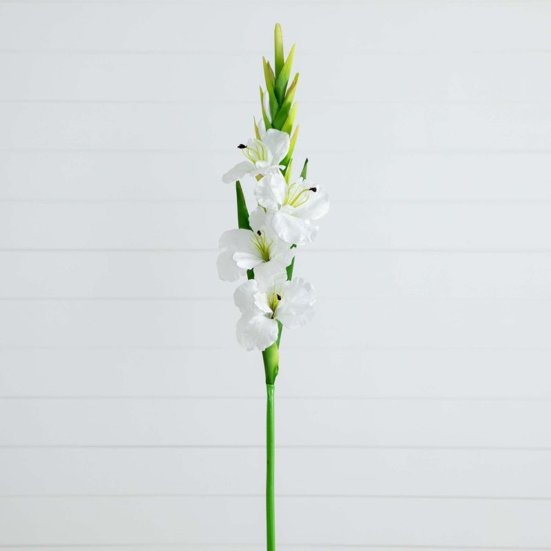 45&quot; Artificial Gladiolus Flower Stems - Set of 3 - FCHF CITY