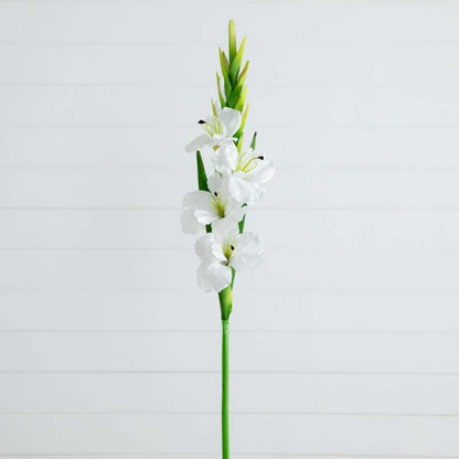 45&quot; Artificial Gladiolus Flower Stems - Set of 3 - FCHF CITY