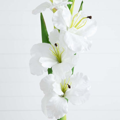 45&quot; Artificial Gladiolus Flower Stems - Set of 3 - FCHF CITY