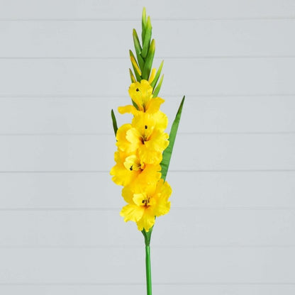 45&quot; Artificial Gladiolus Flower Stems - Set of 3 - FCHF CITY