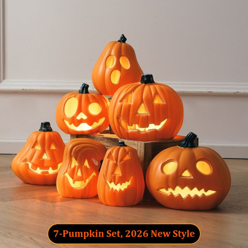 Large Halloween Pumpkin Lantern Decor