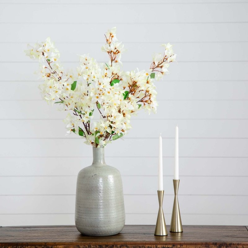 47&quot; Artificial Bougainvillea Flower Stems - Set of 3 - FCHF CITY