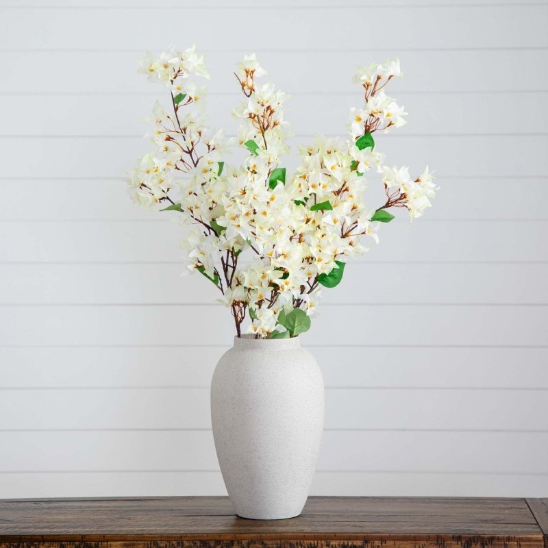 47&quot; Artificial Bougainvillea Flower Stems - Set of 3 - FCHF CITY
