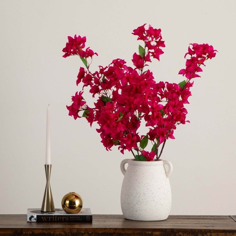 47&quot; Artificial Bougainvillea Flower Stems - Set of 3 - FCHF CITY
