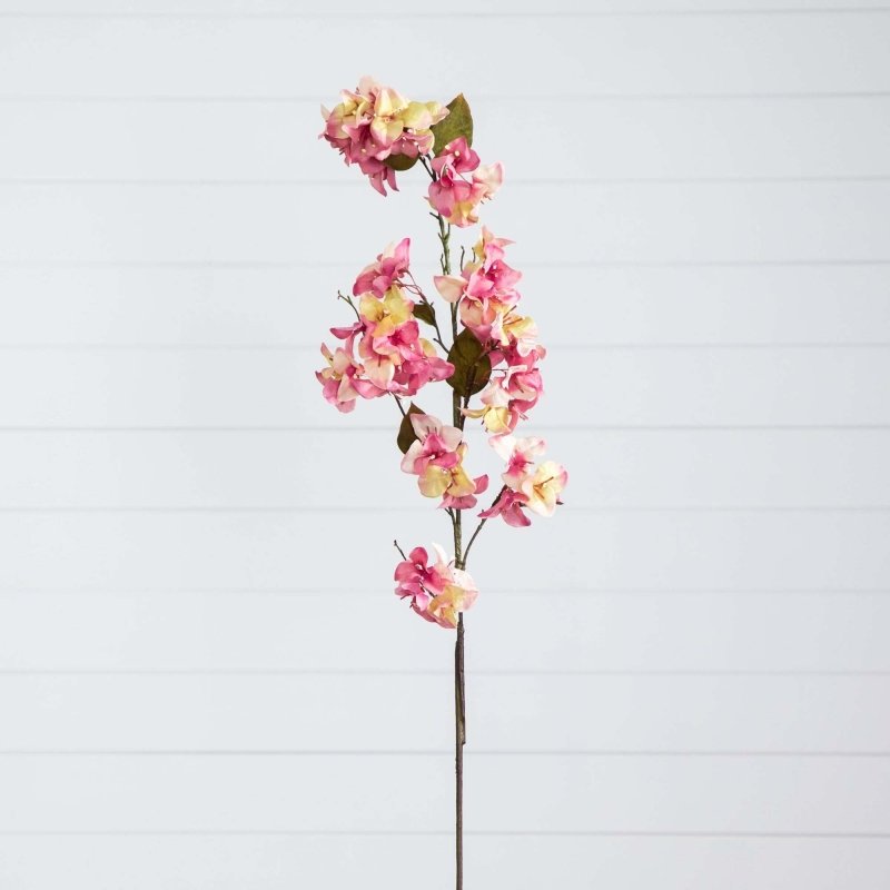 47&quot; Artificial Bougainvillea Flower Stems - Set of 3 - FCHF CITY