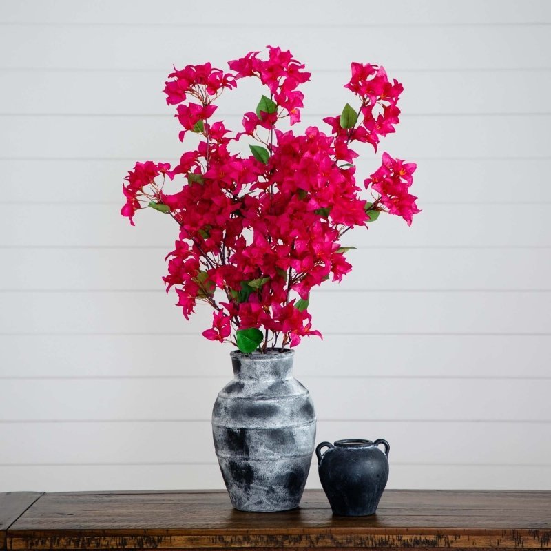 47&quot; Artificial Bougainvillea Flower Stems - Set of 3 - FCHF CITY