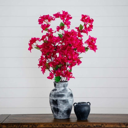 47&quot; Artificial Bougainvillea Flower Stems - Set of 3 - FCHF CITY