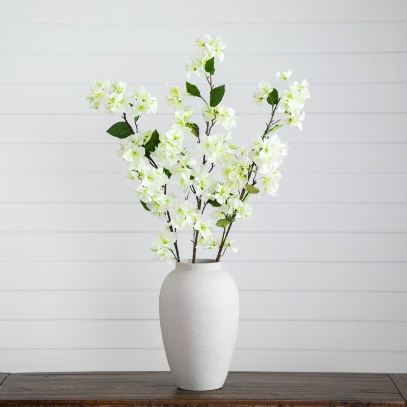 47&quot; Artificial Bougainvillea Flower Stems - Set of 3 - FCHF CITY