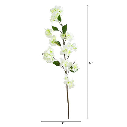 47&quot; Artificial Bougainvillea Flower Stems - Set of 3 - FCHF CITY
