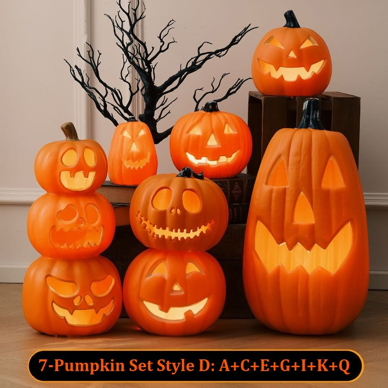 Large Halloween Pumpkin Lantern Decor