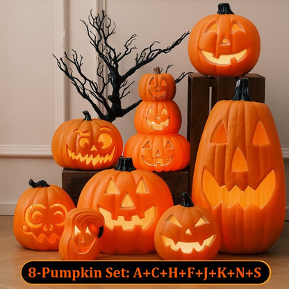 Large Halloween Pumpkin Lantern Decor