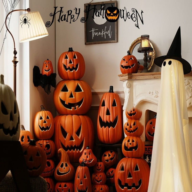 Large Halloween Pumpkin Lantern Decor
