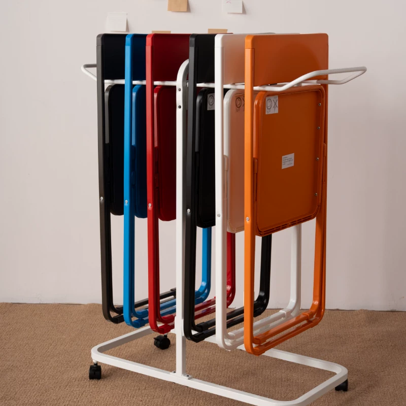 Colorful Plastic‑Steel Folding Chair, 6 Colors Available