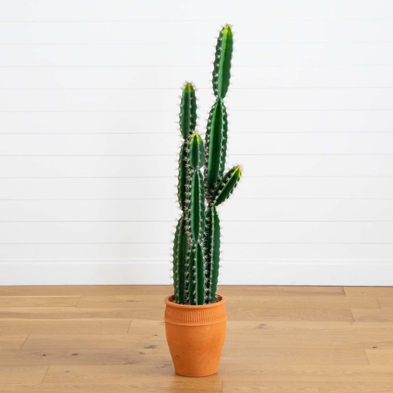 5’ Artificial Cactus in Terracotta Planter - FCHF CITY