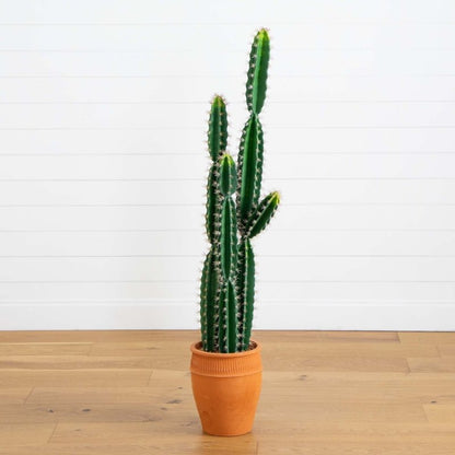5’ Artificial Cactus in Terracotta Planter - FCHF CITY