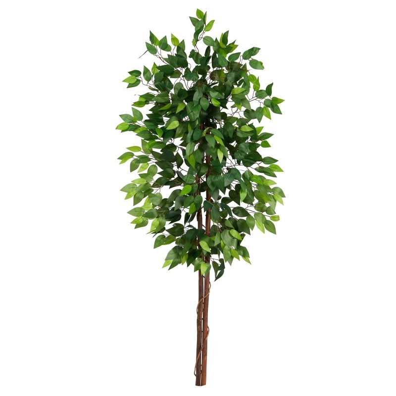 5’ Artificial Double Trunk Ficus Tree (No Pot) - FCHF CITY