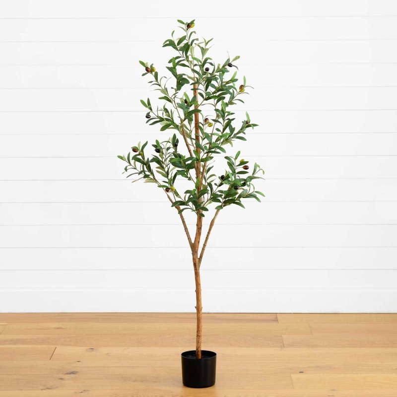 5’ Artificial Olive Tree with Natural Trunk - FCHF CITY