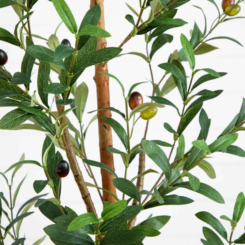 5’ Artificial Olive Tree with Natural Trunk - FCHF CITY