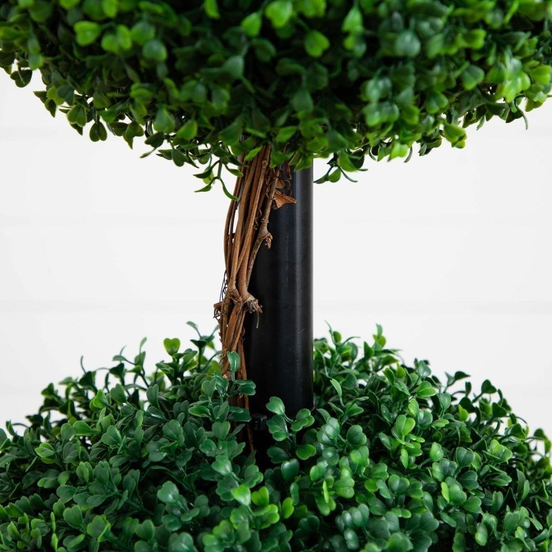 5’ Artificial Triple Ball Boxwood Topiary Tree (Indoor/Outdoor) - FCHF CITY