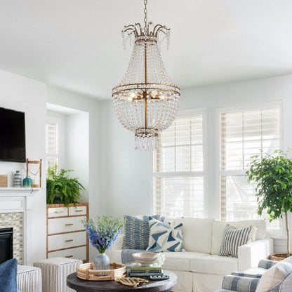 5 - Light Modern Pendant Light with Crystal Strands - FCHF CITY