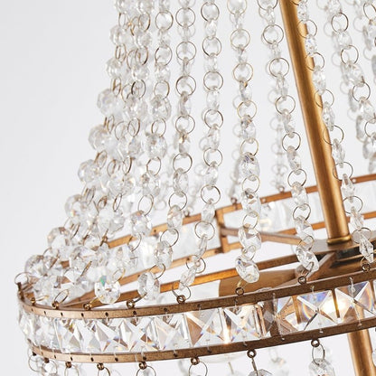 5 - Light Modern Pendant Light with Crystal Strands - FCHF CITY