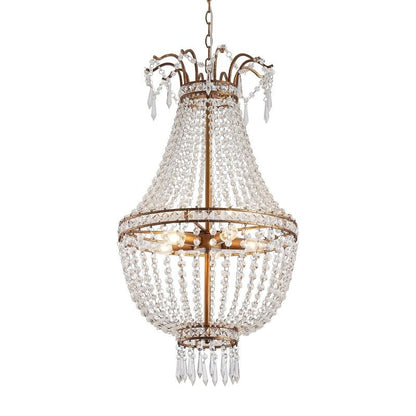 5 - Light Modern Pendant Light with Crystal Strands - FCHF CITY
