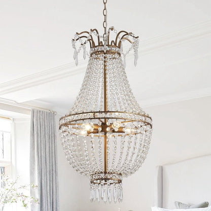 5 - Light Modern Pendant Light with Crystal Strands - FCHF CITY
