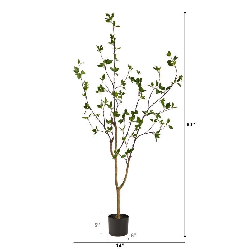 5’ Minimalist Citrus Artificial Tree - FCHF CITY