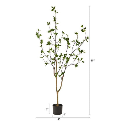 5’ Minimalist Citrus Artificial Tree - FCHF CITY