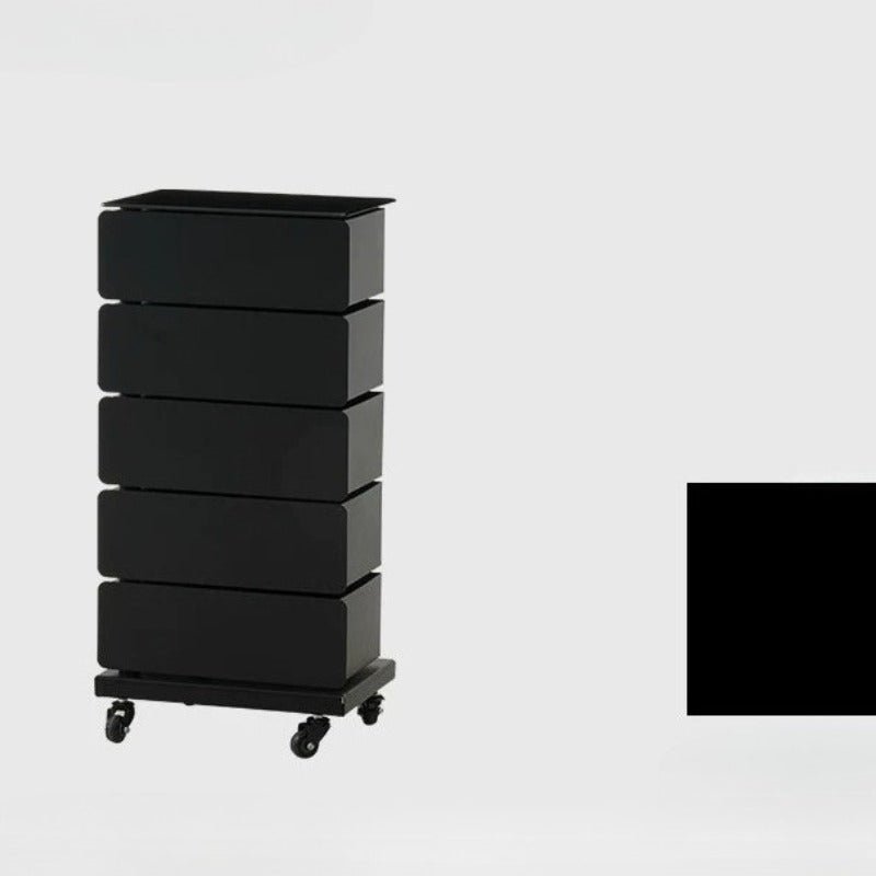 5 - Tier Rotating Tower Storage Cabinet, Multiple Colors Available - FCHF CITY