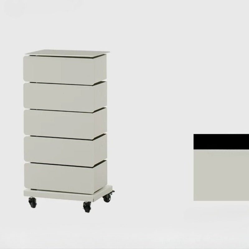 5 - Tier Rotating Tower Storage Cabinet, Multiple Colors Available - FCHF CITY