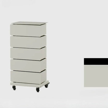 5 - Tier Rotating Tower Storage Cabinet, Multiple Colors Available - FCHF CITY