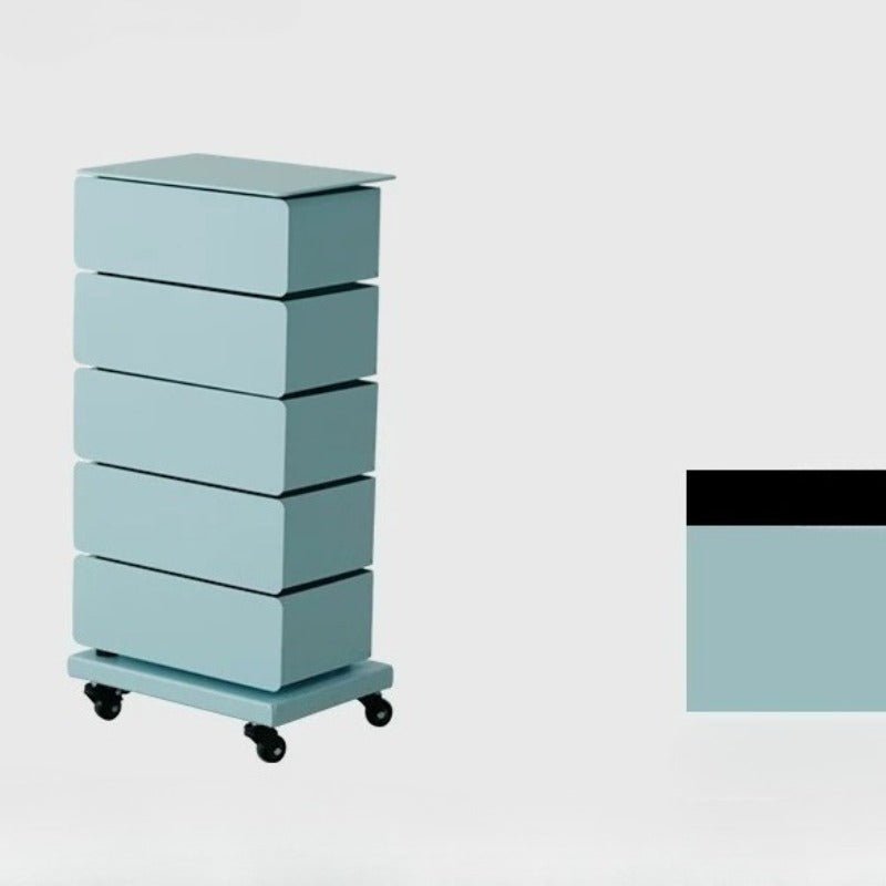 5 - Tier Rotating Tower Storage Cabinet, Multiple Colors Available - FCHF CITY