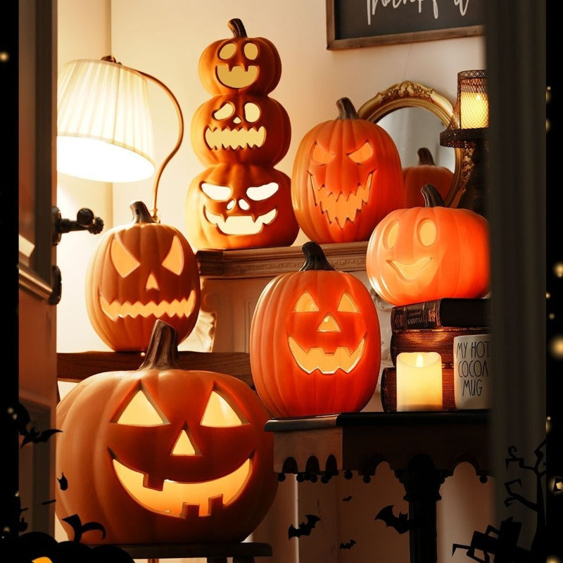 Large Halloween Pumpkin Lantern Decor